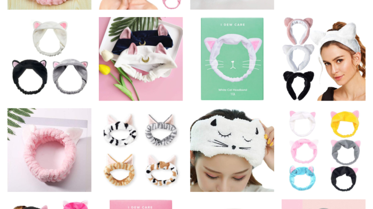 cat spa headbands feature