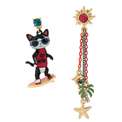 unique cat earrings
