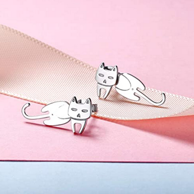 unique cat earrings