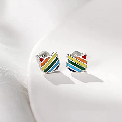 unique cat earrings