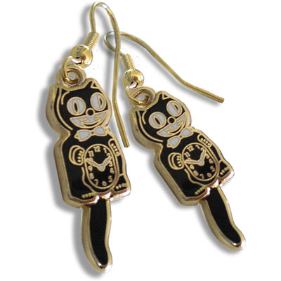 unique cat earrings