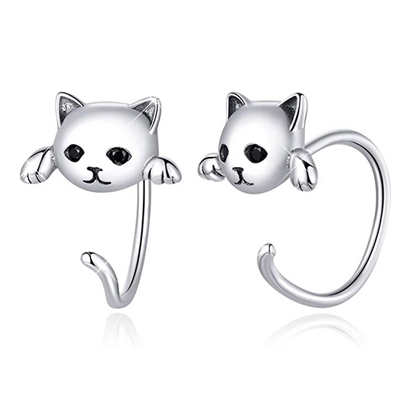 unique cat earrings