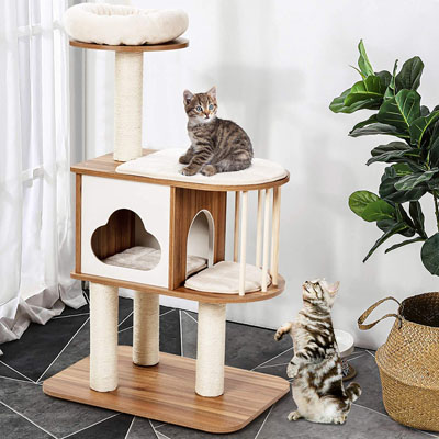 Modern And Stylish Cat Trees, Beds, Condos, And Caves