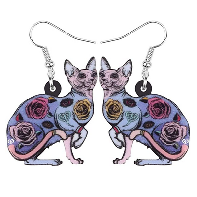 unique cat earrings