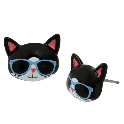 unique cat earrings