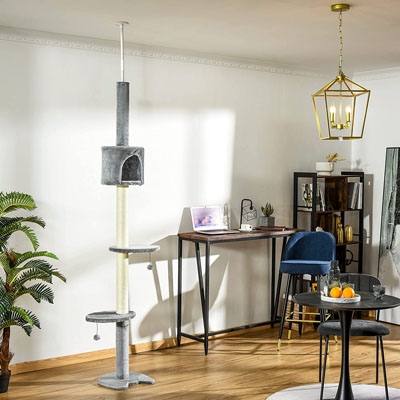 Floor To Ceiling Cat Trees And Scratching Posts