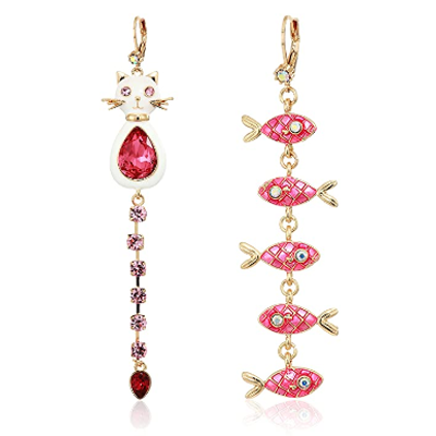 unique cat earrings