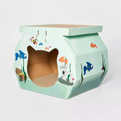 Quirky And Cool Cardboard Cat Houses