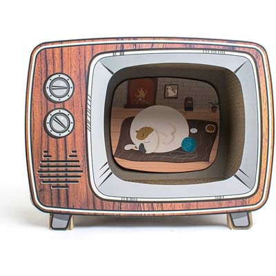 Quirky And Cool Cardboard Cat Houses