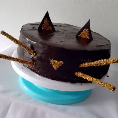 halloween cat cakes