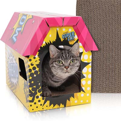 Quirky And Cool Cardboard Cat Houses