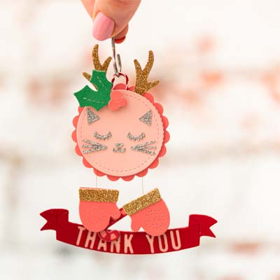 diy cat christmas ornmanents