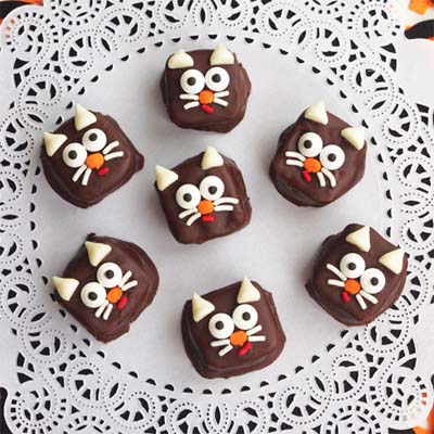cat inspired halloween snacks and treats