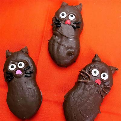 cat inspired halloween snacks and treats