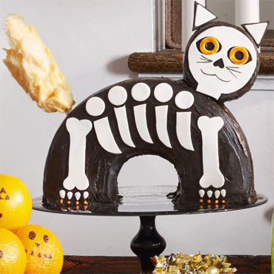 halloween cat cakes