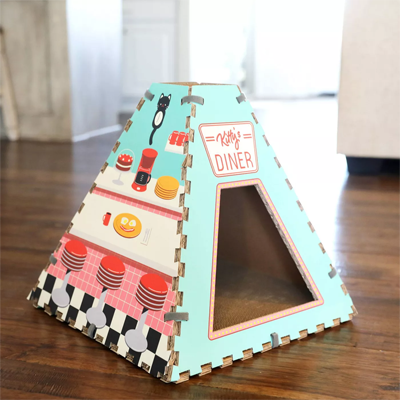 Quirky And Cool Cardboard Cat Houses