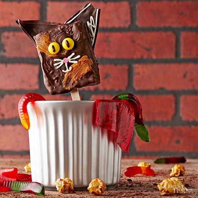 cat inspired halloween snacks and treats