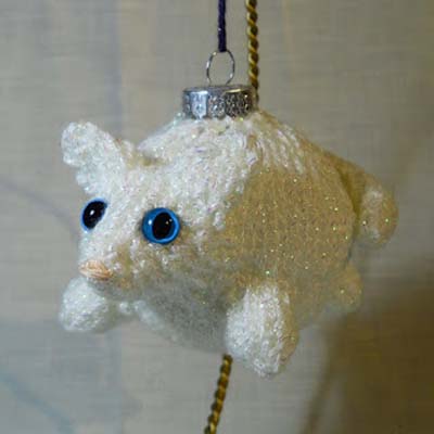 diy cat christmas ornmanents