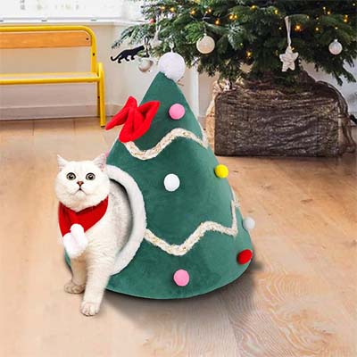 Christmas Cat Beds, Houses, Scratchers, And Caves