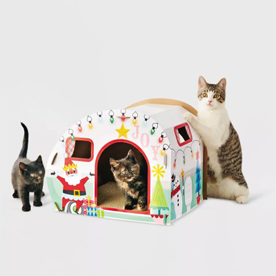 Christmas Cat Beds, Houses, Scratchers, And Caves