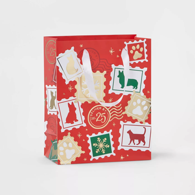 Cat Christmas Gift bag