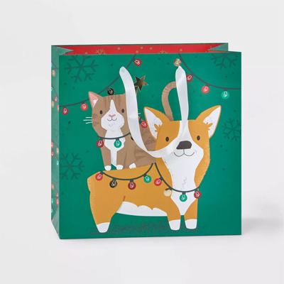 Cat Christmas Gift bag