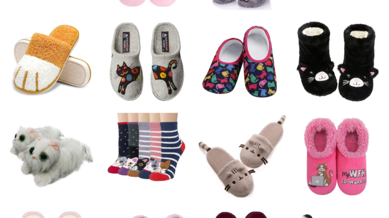 cat slippers for women feature