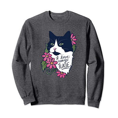 tuxedo cat sweatshirt