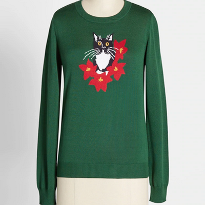 cat sweaters cardigans and vests for women