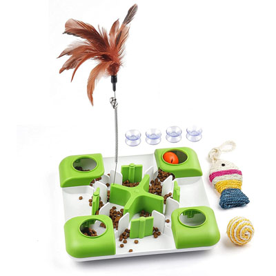 Interactive Cat Feeders food puzzles treat dispensers