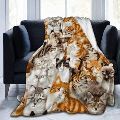cat throw blanket