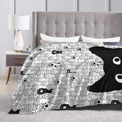 cat throw blanket
