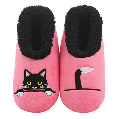 tuxedo cat slippers
