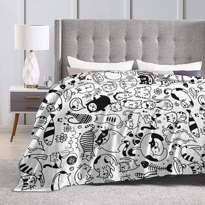 cat throw blanket