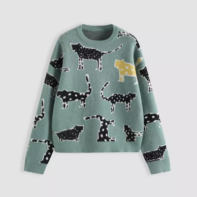 cat sweaters cardigans and vests for women
