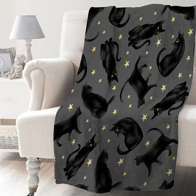 cat throw blanket