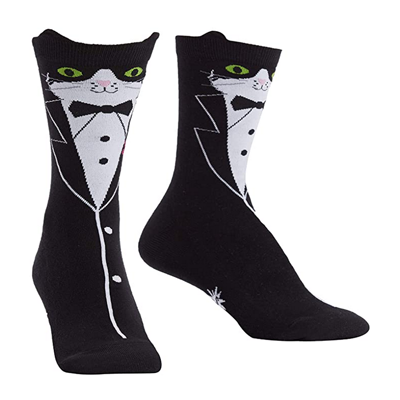 tuxedo cat socks