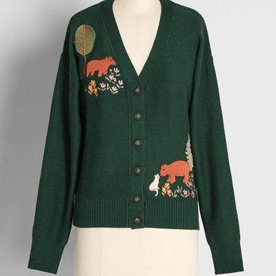 cat sweaters cardigans and vests for women