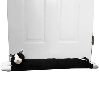 tuxedo cat draft stopper