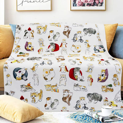 cat throw blanket