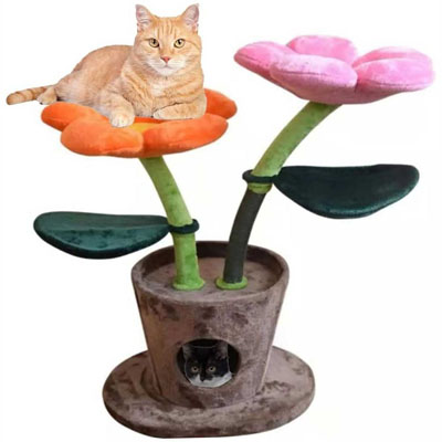 Flower Cat Trees And Scratching Posts