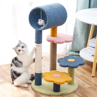 Flower Cat Trees And Scratching Posts