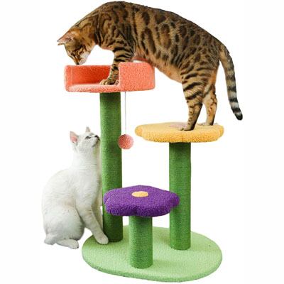 Flower Cat Trees And Scratching Posts