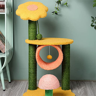 Flower Cat Trees And Scratching Posts