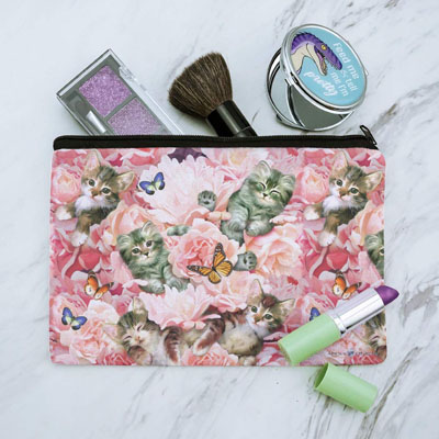 Makeup And Toiletry Bags For Cat Lovers