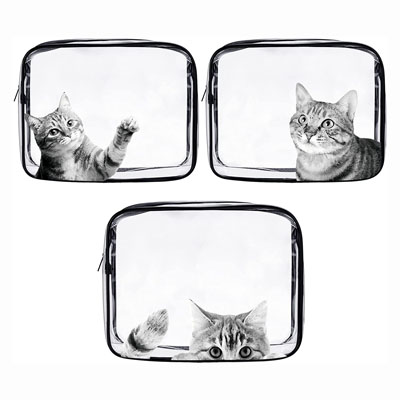 Makeup And Toiletry Bags For Cat Lovers
