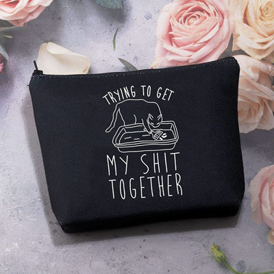 Makeup And Toiletry Bags For Cat Lovers