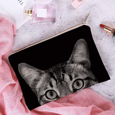 Makeup And Toiletry Bags For Cat Lovers