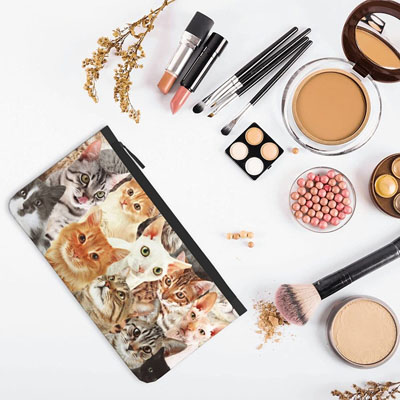 Makeup And Toiletry Bags For Cat Lovers
